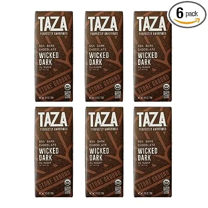 Taza Chocolate Wicked Dark Organic Chocolate Bar