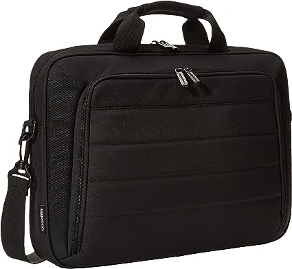 Amazon Basics 15.6 Inch Laptop and Tablet Case Shoulder Bag, Black