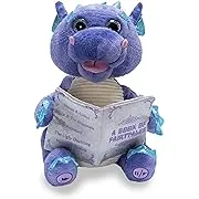 NEW Cuddle Barn Duncan the Storytelling Dragon Talking Plush Reads 5 Fairy Tales