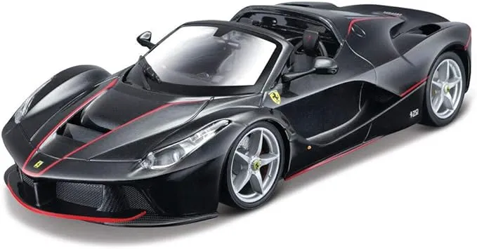 Maisto 1:24 Assembly Line LaFerrari Aperta - Black Large