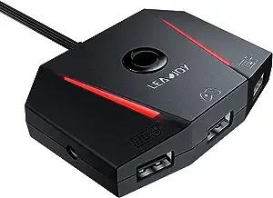 GameSir VX AimBox Consola de Juegos Adaptador de ratón y Teclado Convertidor de conexión por Cable Compatible con Nintendo Switch, Xbox Series X, Xbox One, PS4