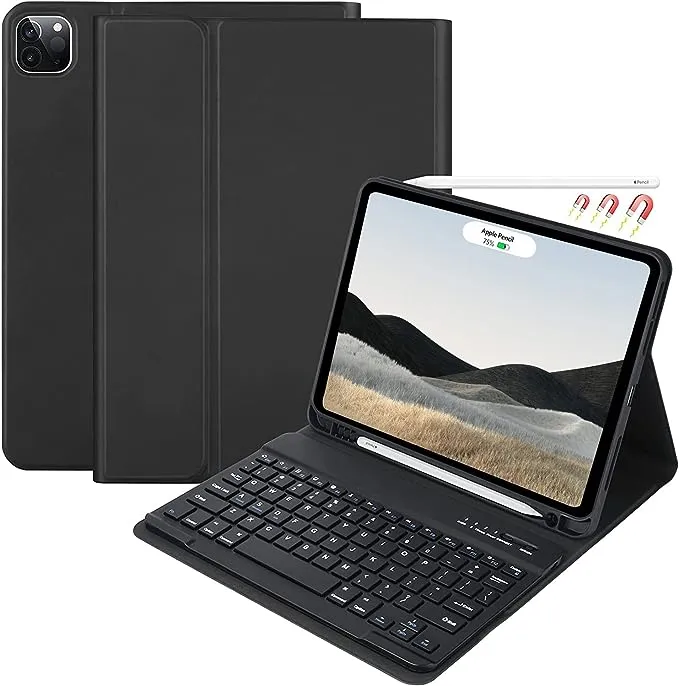 TQQ ipad pro 12.9 inch 2022 case with keyboard