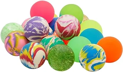 Assorted Juvale Bouncy Balls Party Favors - 50-Count 1.5in