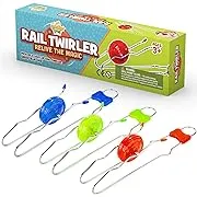 Retro Magic Rail Twirler 3 Pack Light Up Magnetic Stocking Stuffers For Kids