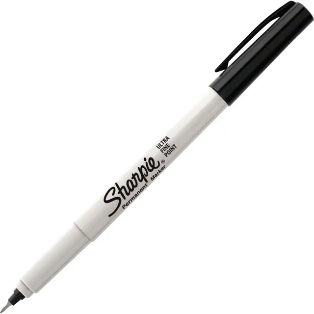 Ultra Fine Tip Permanent Marker, Black, 36/Pack - Sharpie 2082960