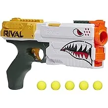 NERF Rival Kronos XVIII-500 Blaster, Breech-Load, 5 Rounds, Spring Action, 90 FPS Velocity, Teal Color Design (Amazon Exclusive)