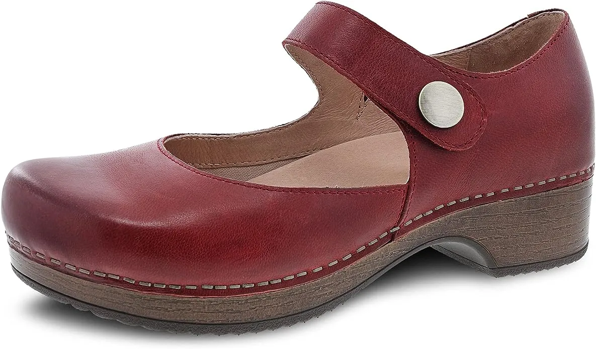 Dansko Beatrice Women's Red Waxy Burnished / 41