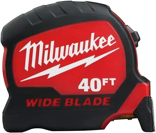 MILWAUKEE 40Ft Wide Blade Tape Measure