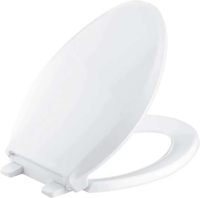 Kohler K-7671-0 Cachet Quiet-Close Elongated Toilet Seat, White