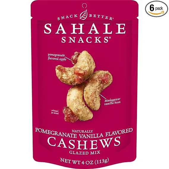 Sahale Snacks Glazed Mix Pomegranate Vanilla Cashews