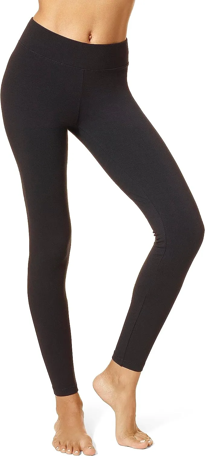 Ultra Leggings with Wide Waistband | Hue Women's Black Legging- Xs