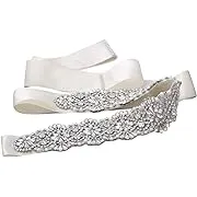 HONGMEI Rhinestone Bridal Belt Wedding Dress Belt Elegant Wedding Belt Sashes