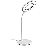 Miady LED Desk Lamp Eye-Caring Table Lamp, 3 Color Modes with 4 Levels of Brightness, Dimmable Office Lamp with Adapter, Touch Control Sensitive, 360° Flexible