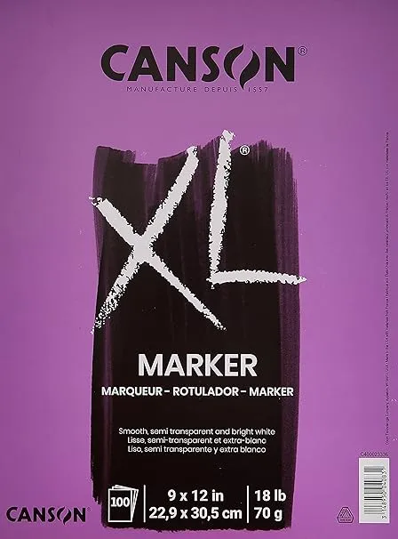 CANSON XL Series Marker Pad 100 Sheets 9" x 12"