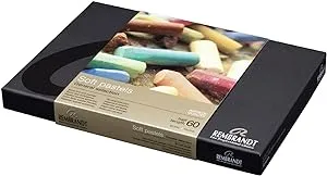 Rembrandt Royal Talens Soft Pastel Set, 60 60 Half Box Set 