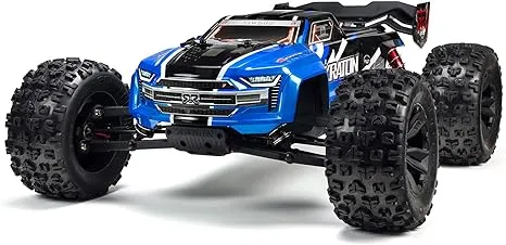 ARRMA RC Truck 1/8 KRATON 6S V5 4WD BLX Speed Monster RC Truck mit Spektrum Firma RTR (Sender und Empfänger inklusive, Batterien und Ladegerät erforderlich), blau, ARA8608V5T2