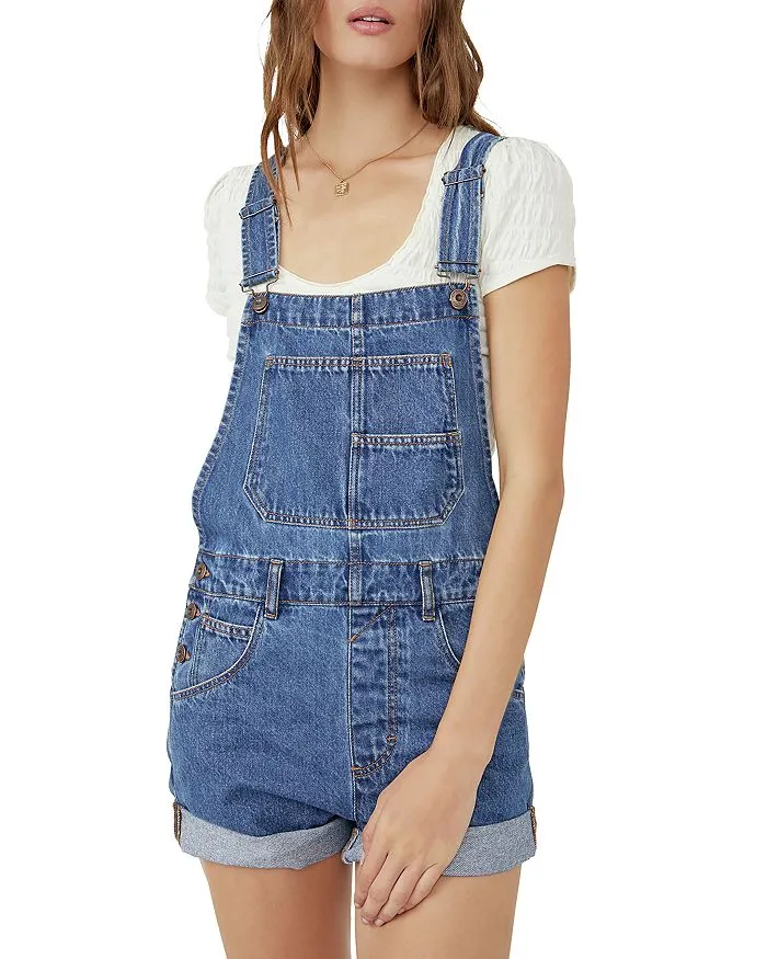 Ziggy Cotton Denim Romper