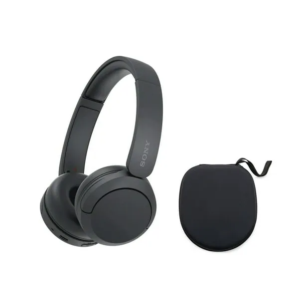 Sony WH-CH520 Wireless On-Ear Headphones with Microphone (Black)