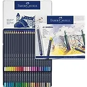 Faber-Castell Color Pencil Goldfaber Metal Tin Set of 48