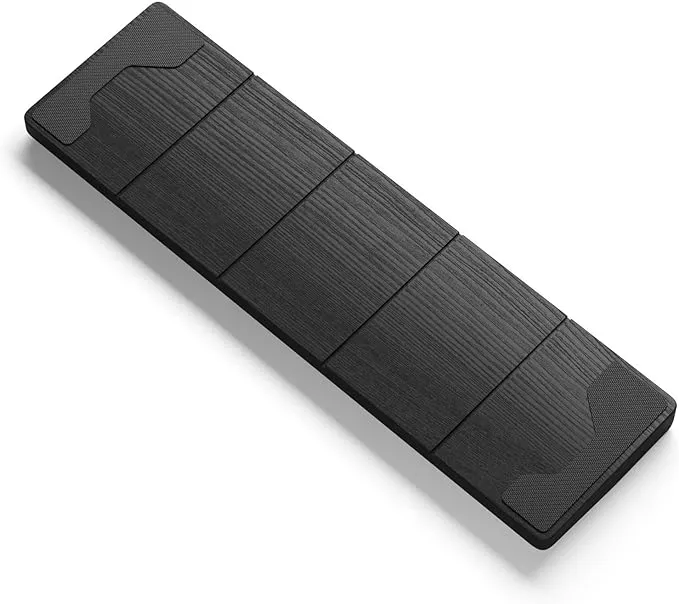 Glorious Tenkeyless Wooden Mechanical Keyboard Ergonomic Palm Rest 14x4 inches/19mm Thick - Onyx/Black (GV-87-DARK)