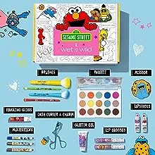 wet n wild Sesame Street Limited Edition PR Box: Makeup Set with Brushes, Palettes & Vibrant Shades