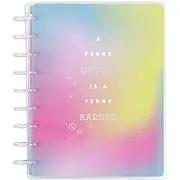 Happy Planner Disc-Bound 12-Month Planner, January 2024–December 2024 Daily, Weekly, Monthly Planner, Classic Size, Horizontal Layout, Live in Color Theme, 7 Inches by 9 3/4 Inches