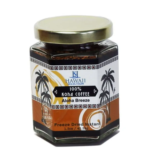 Hawaii Selection/ 100% Kona Coffee/Freeze Dried Instant/ 1.5 oz (42.52g)