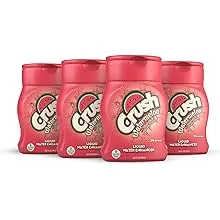 CRUSH Crush, Fruit Punch, Liquid Water Enhancer – New, Better Taste (4 Bottles, Makes 96 Flavored Water Drinks) 1.62 Fl Oz (Pack of 1)