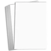 White Cardstock Thick 11x17 Paper - Heavy Weight 100 lb Cover Card Stock 25 Pack