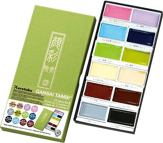 Kuretake Gansai Tambi Watercolor Set