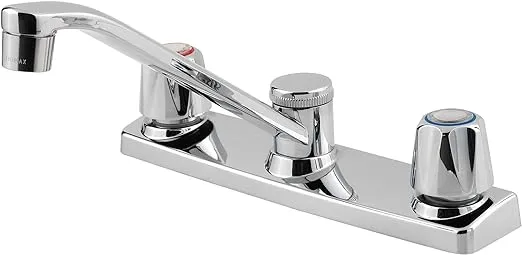 Pfister Pfirst Series 2-Handle Kitchen Faucet, Polished Chrome