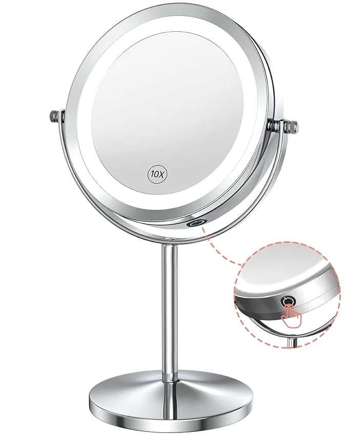 Benbilry Lighted Makeup Mirror