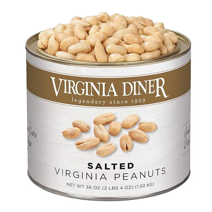 Virginia Diner Peanuts, Virginia, Gourmet Salted - 36 oz