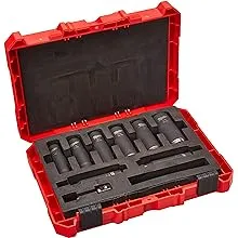 Milwaukee Shockwave 1/2" Deep Impact Socket Set