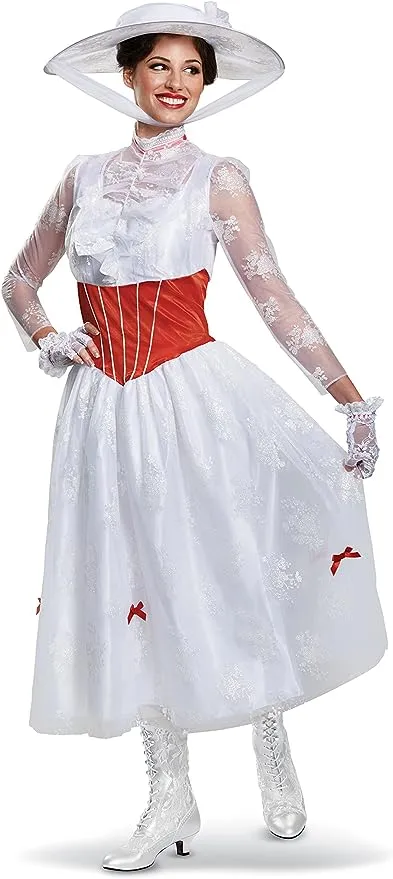 Disguise Women's Mary Poppins Deluxe Adult Costume