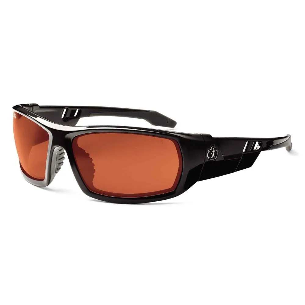 Ergodyne Skullerz Odin Polarized Copper Lens Black Safety Glasses