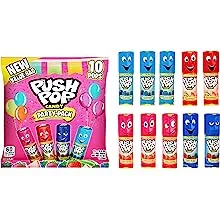 Push Pop Individually Wrapped Lollipop Easter Variety Party Pack - 10 Count Lollipop Suckers