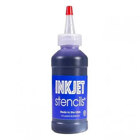 Inkjet Tattoo Stencil Ink - Revolutionary Tank Printer Ink - 4oz Blue (1 Bottle)