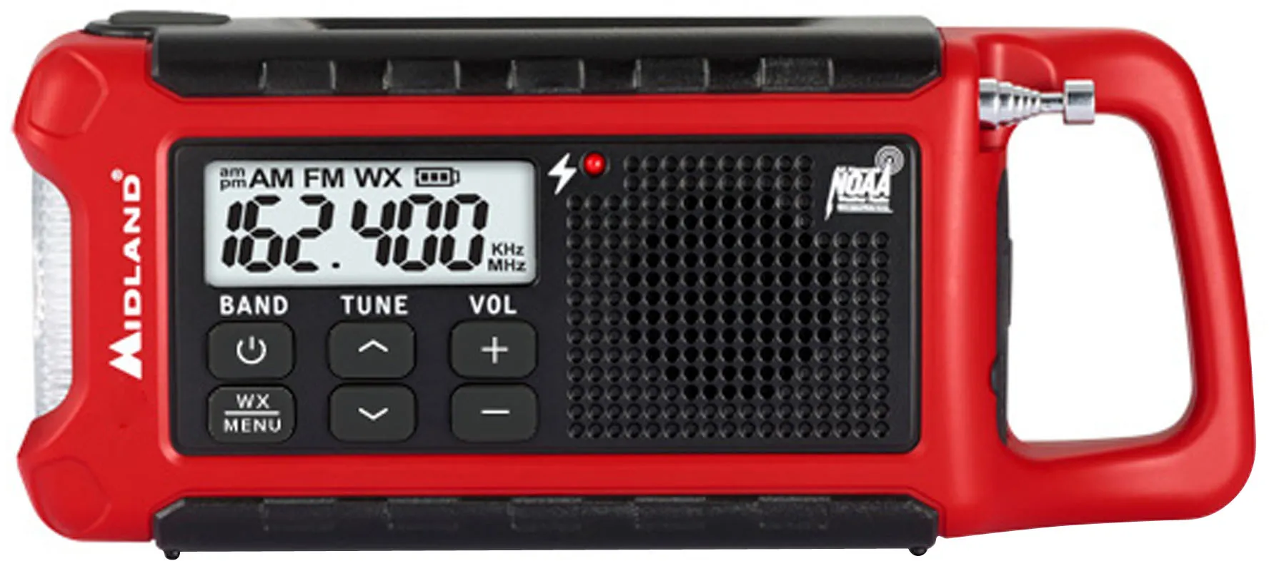 Midland ER210 E+Ready Compact Emergency Crank Weather Radio