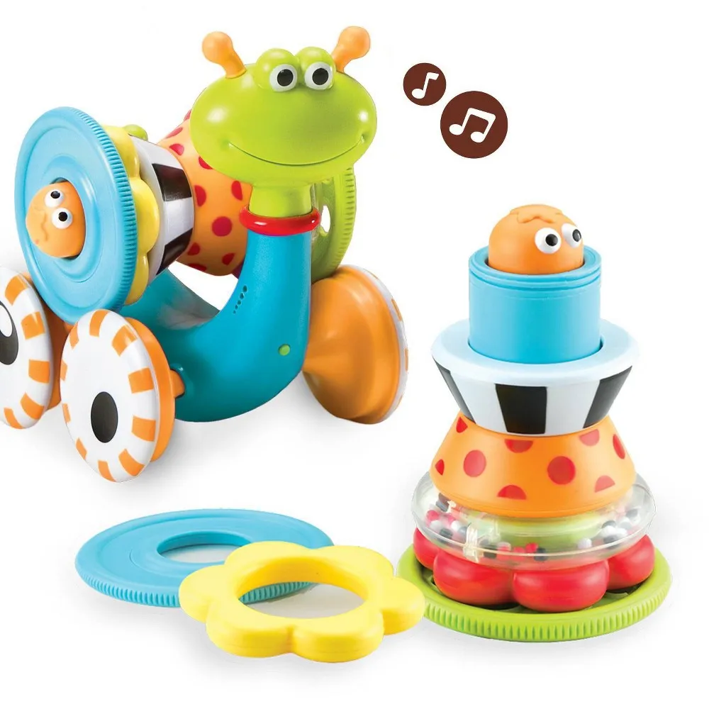 Yookidoo Crawl & Go Snail Toy in Multi