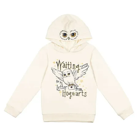 Harry Potter Hedwig Owl French Terry Pullover Hoodie