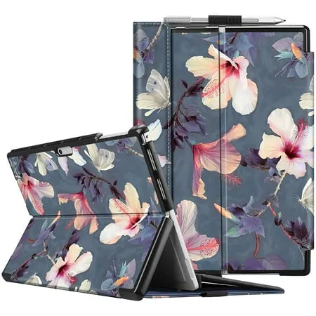 Hard Case for Microsoft Surface Pro 7 Plus/Surface Pro 7 / Surface Pro 6 / Surface Pro 5 12.3 Inch Tablet Slim Portfolio Cover