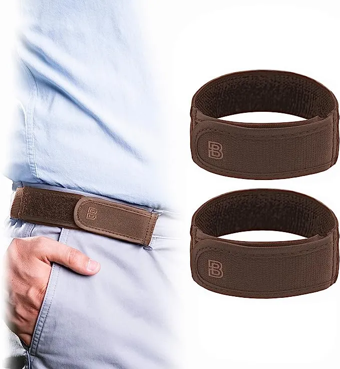 Beltbro Titan No Buckle Elastic Belt for Men — Fits 1.5 inch Belt Loops, Comfortable and Easy to Use