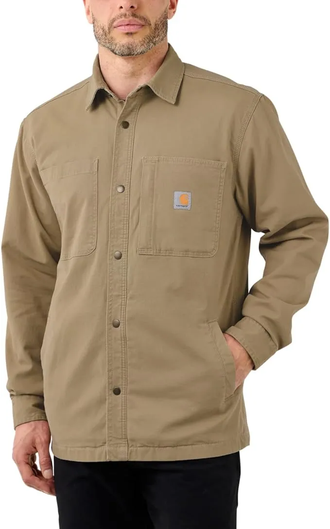 Carhartt Men's Rugged Flex Fleece-Lined Shirt Jac