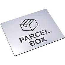 Parcel Box Adhesive Notice Sign