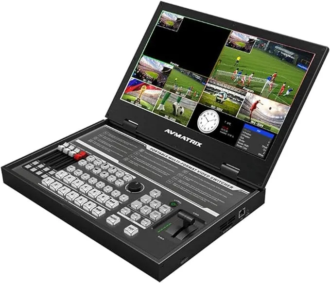 Avmatrix PVS0615 Portable 6 Channel Multi-Format Video Switcher