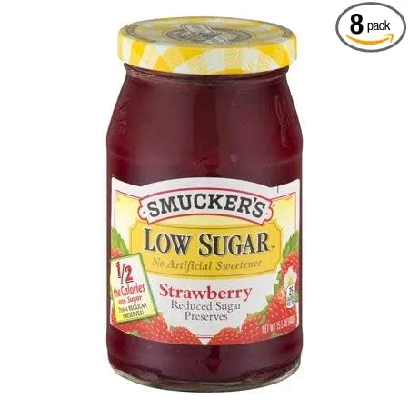 Smucker's Low Sugar Preserves Strawberry