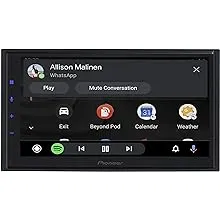 Pioneer DMH-WC5700NEX Digital Multimedia Receiver Bundle with + (1) SiriusXM SXV300V1 Tuner + (1) License Plate Style Backup Camera