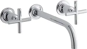 Kohler Purist Wall-Mount Bathroom Sink Faucet Trim handles