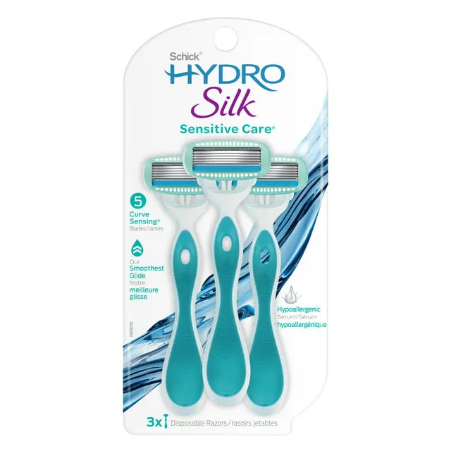 Schick Hydro Silk Women's Disposable Razor - 3 Count